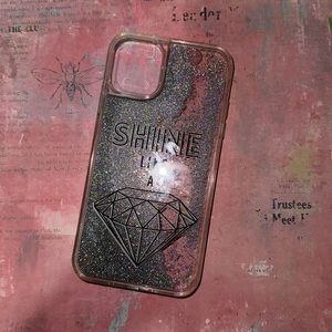 Moving glitter iPhone 11 phone case